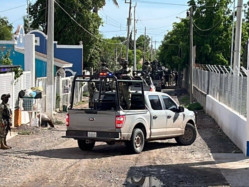 Marina realiza operativo en Sinaloa Municipio y limites con Guasave