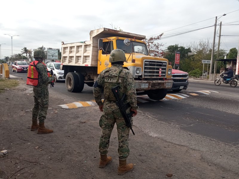 Marina realiza operativos de seguridad en la zona conurbada