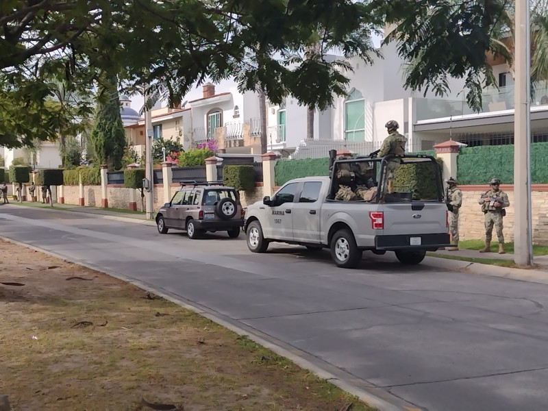 Marinos realizan operativos en Zapopan