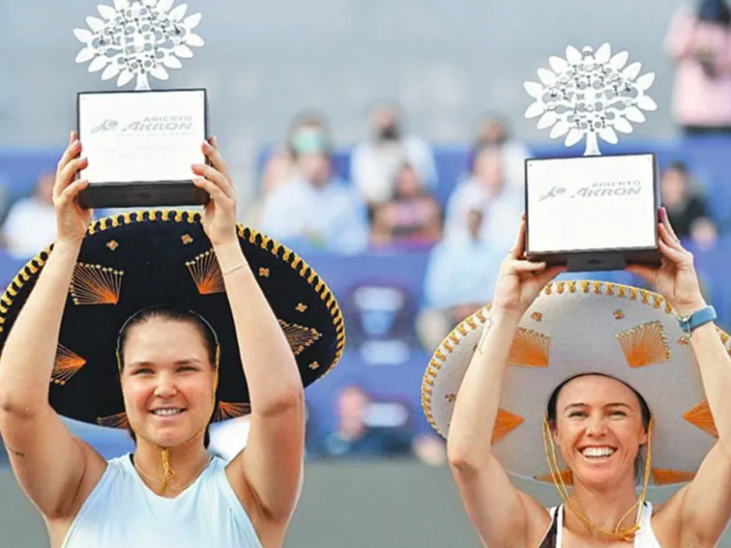 Marozava y Christian, nuevas campeonas de dobles en Zapopan