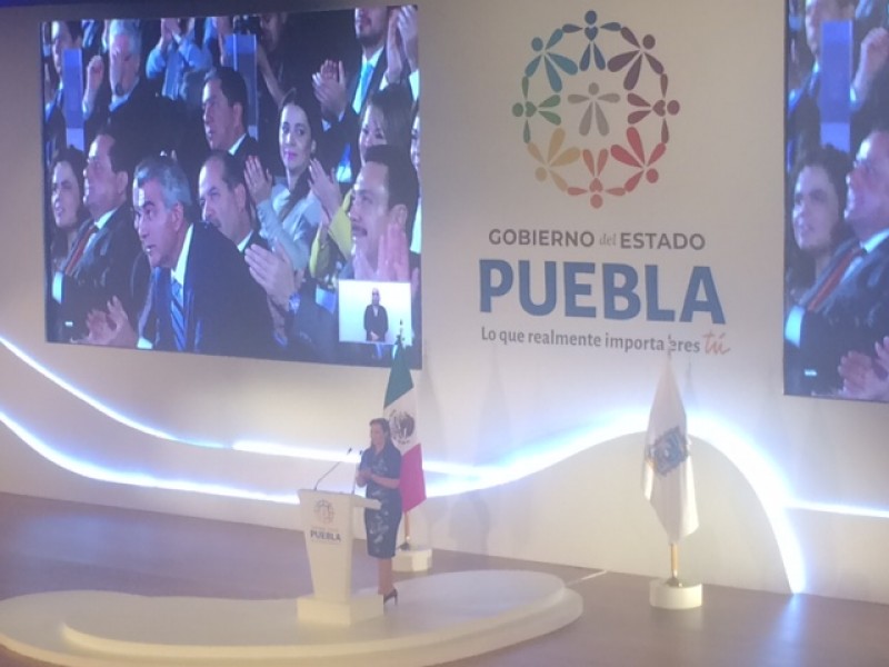 Martha Erika Alonso, emite primer mensaje como gobernadora