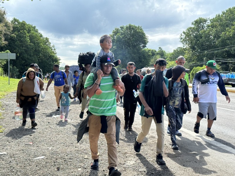 Más 12 mil migrantes parten de Tapachula