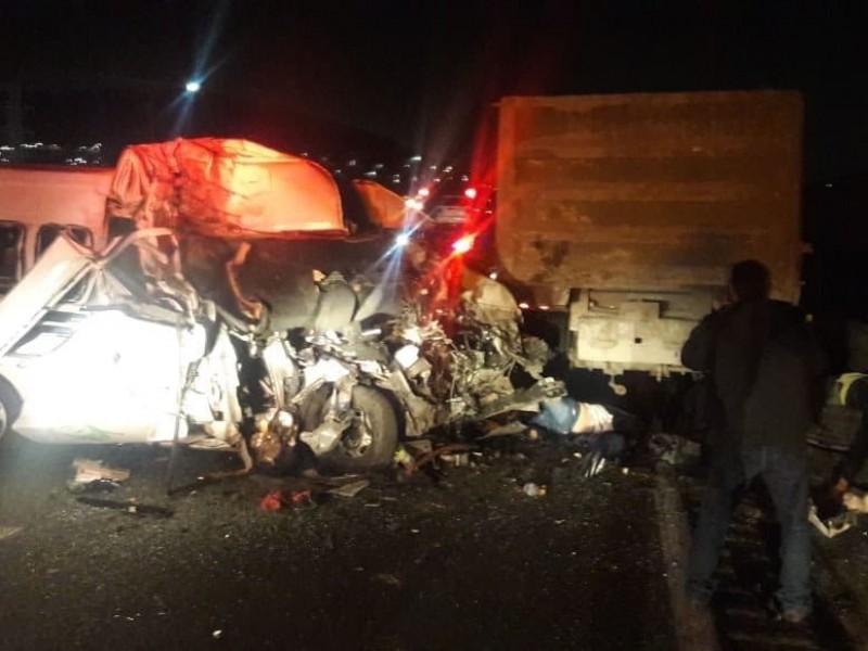 Más de 10 muertos deja accidente en Ecatepec