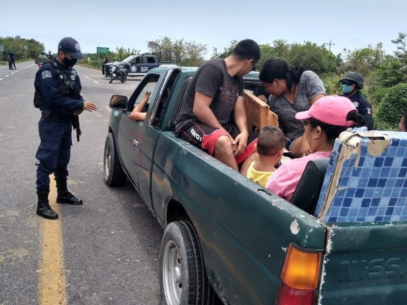 Más de 100 personas son dispersadas en Santiago Ixcuintla