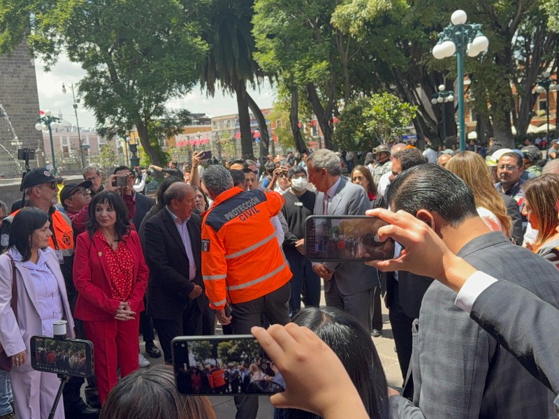 Más de 15 mil edificios poblanos se suman al simulacro nacional
