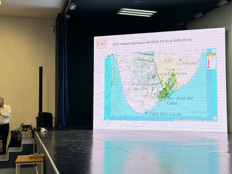 Más de 1500 sismos ocurrieron en Los Cabos de enero a agosto