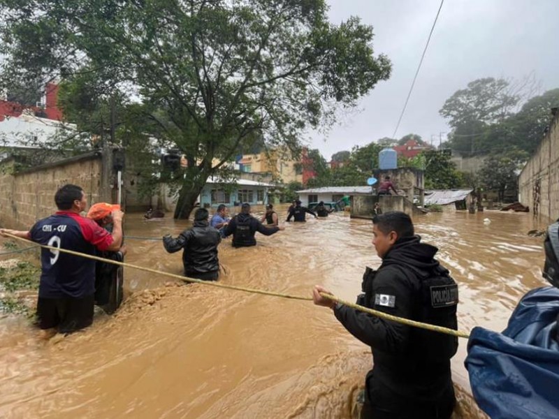 Más de 20 municipios veracruzanos afectados por Grace