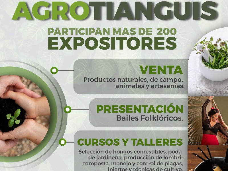 Más de 200 productores participarán en el primer Agrotianguis de Amozoc