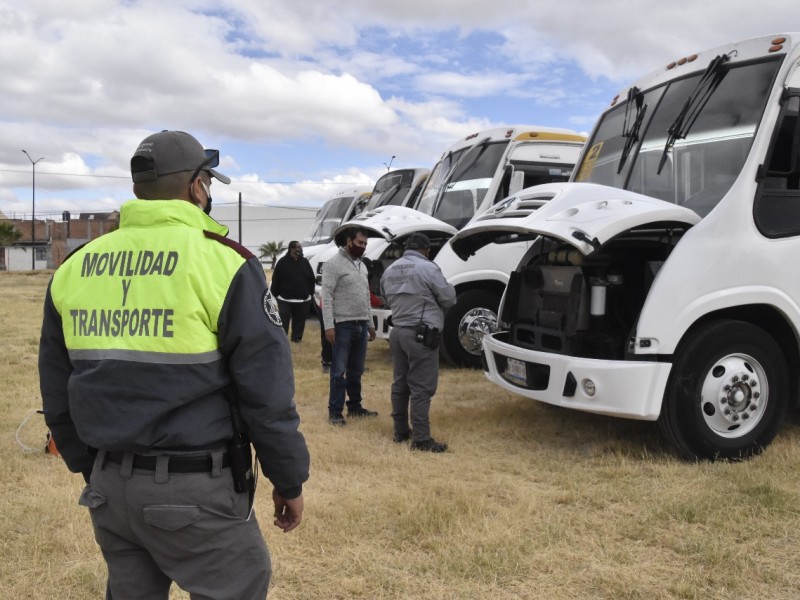 Más de 30 unidades de transporte deben salir de circulación