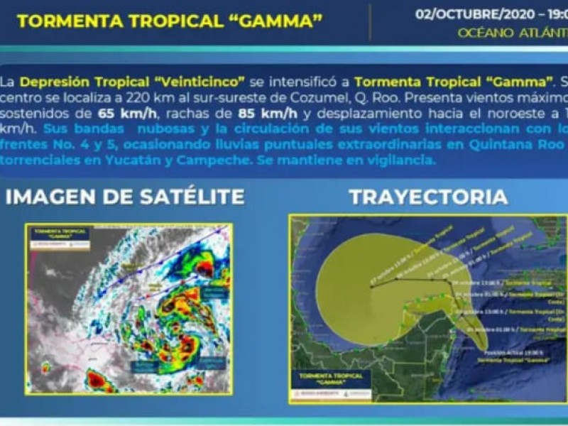 Más de 300 familias afectadas por lluvias en Chiapas