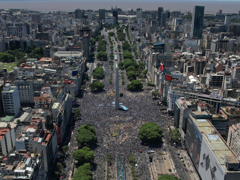 Más de 4 millones de argentinos celebran título mundial