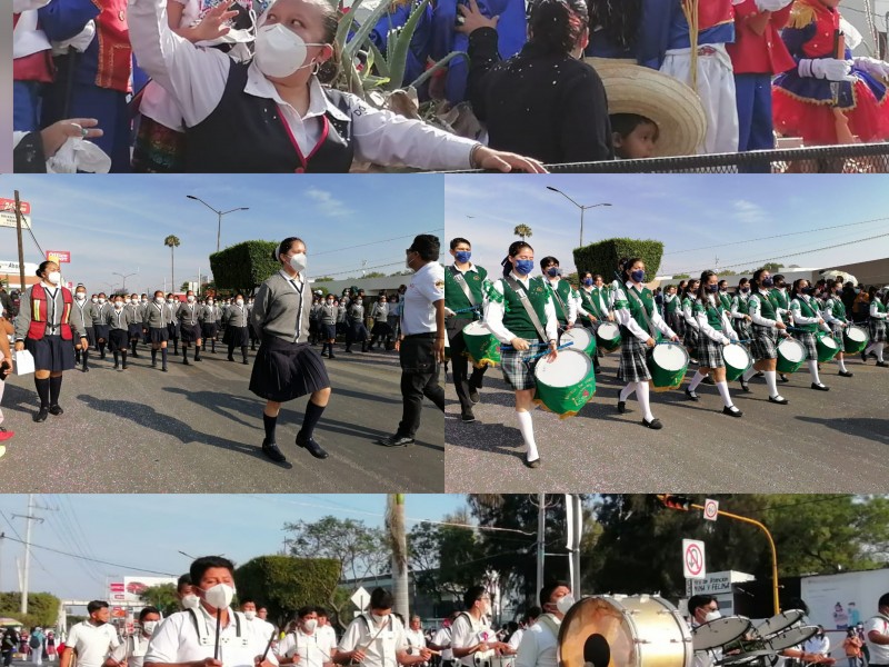 Más de 5 mil participantes tuvo desfile en Tehuacán