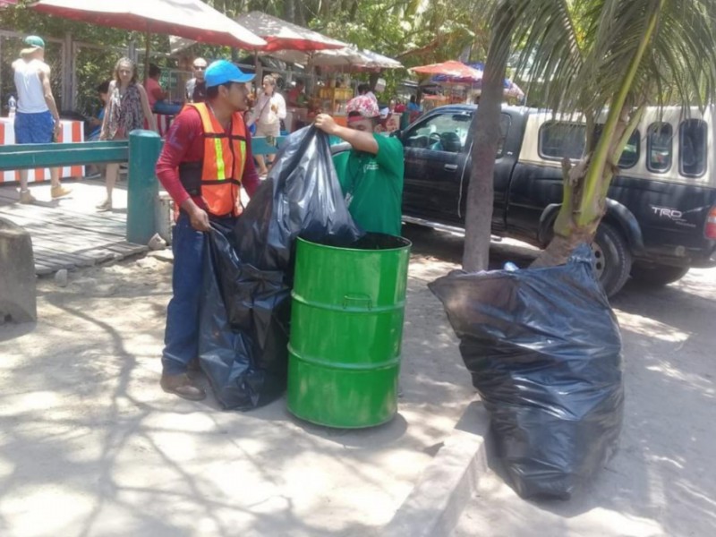 Más de 650 toneladas de basura generaron turistas
