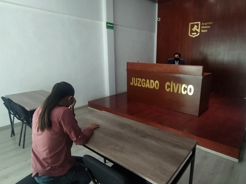 Más de 7 mil detenidos registraron los Juzgados Cívicos