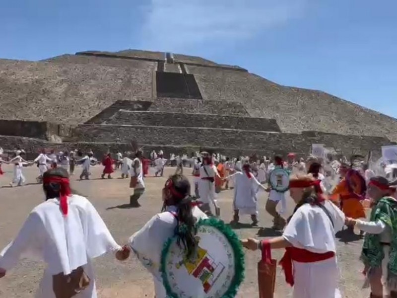 Más de 70 mil personas arriban a Teotihuacán