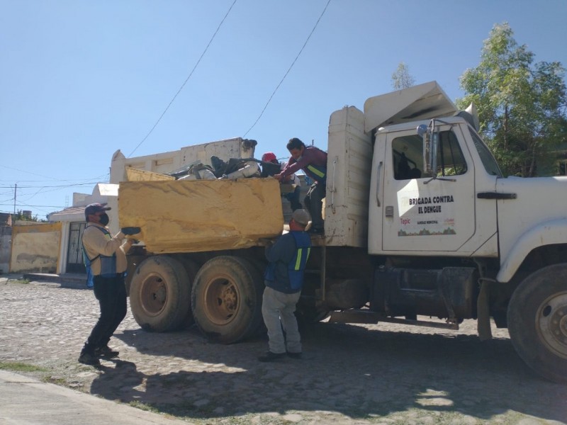 Más de 800 toneladas de cacharros recolectados en Tepic