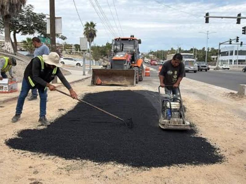 Mas de cuatro mil baches han sido atendidos en Los Cabos