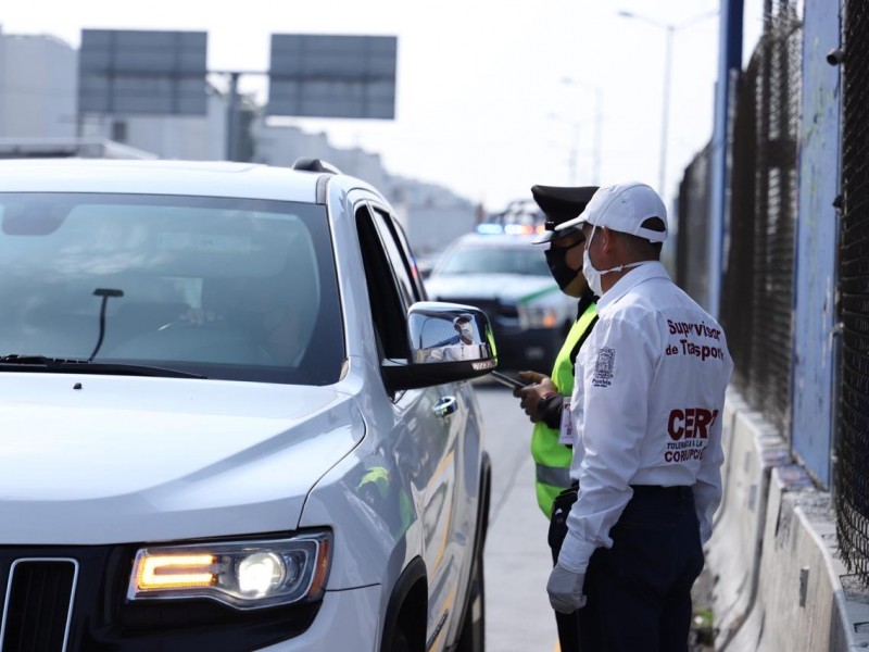 Más de mil automovilistas han sido sancionados por #HoyNoCircula