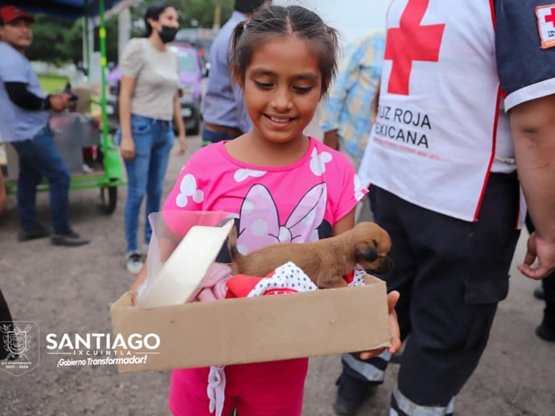 Más de mil personas fueron reubicadas en Santiago Ixcuintla