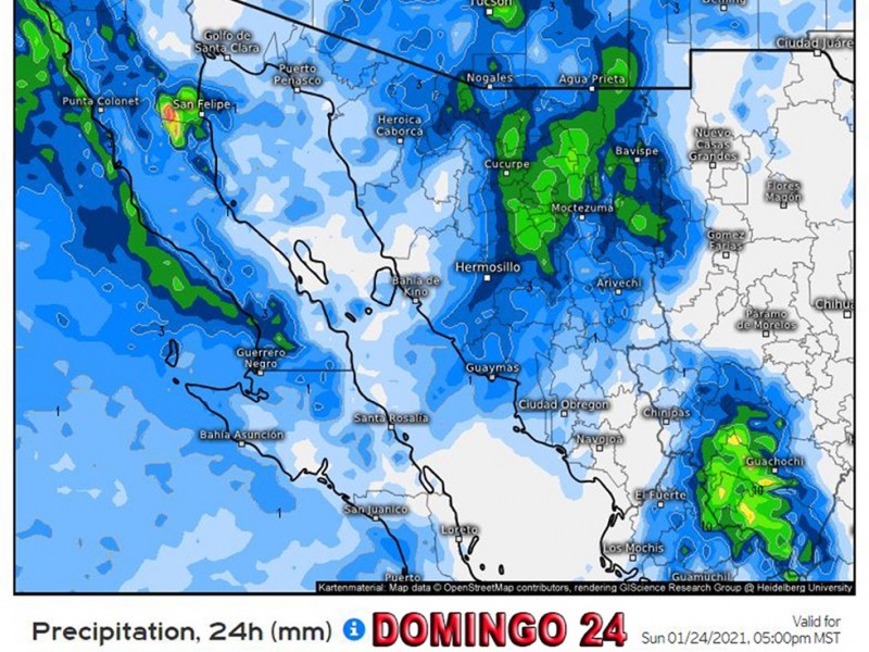 Más frío para Sonora, se esperan nevadas