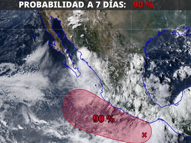 ¡Más lluvias! Prevén ciclón tropical en próximas 48 horas en el Pacífico
