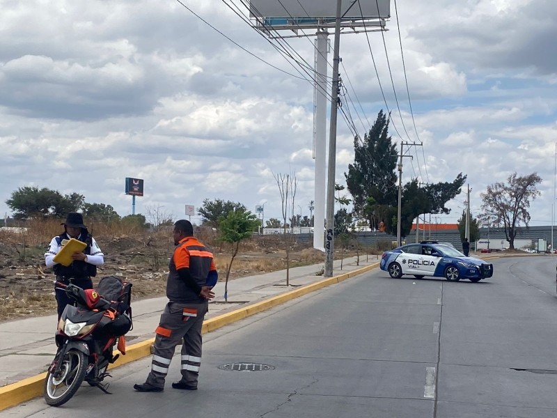 Más seguridad en retenes de motocicletas