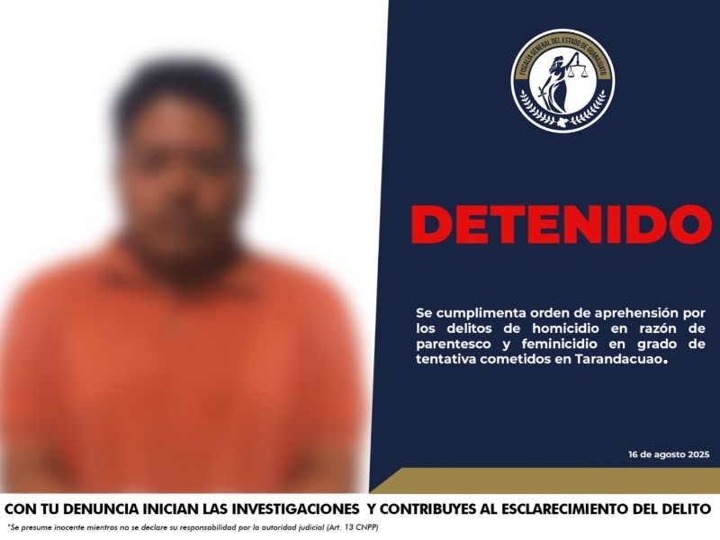 Mató a su hijo e intentó matar a su esposa en Guanajuato