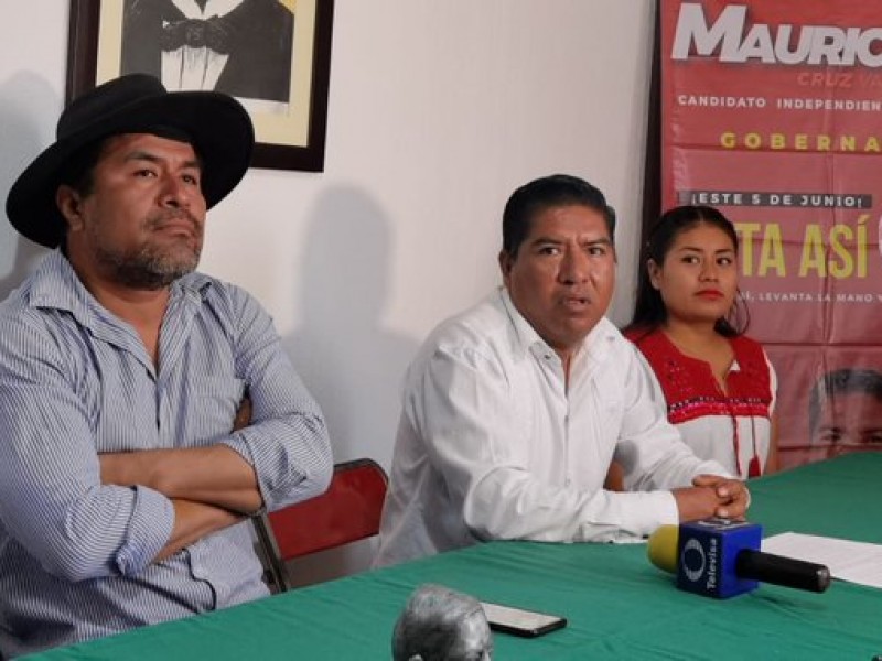 Mauricio Cruz se desmarca de actores o partidos políticos