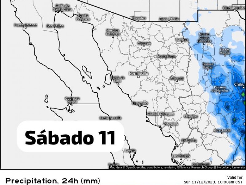Máxima de 28 grados para Guaymas este sábado