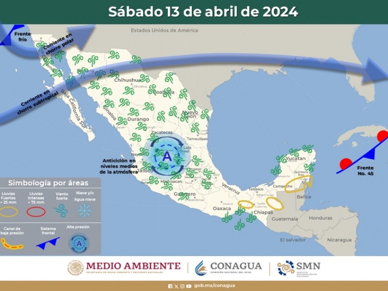 Máximas de 24 grados para Guaymas