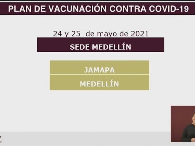 Medellín de Bravo iniciará vacunación 50-59 años