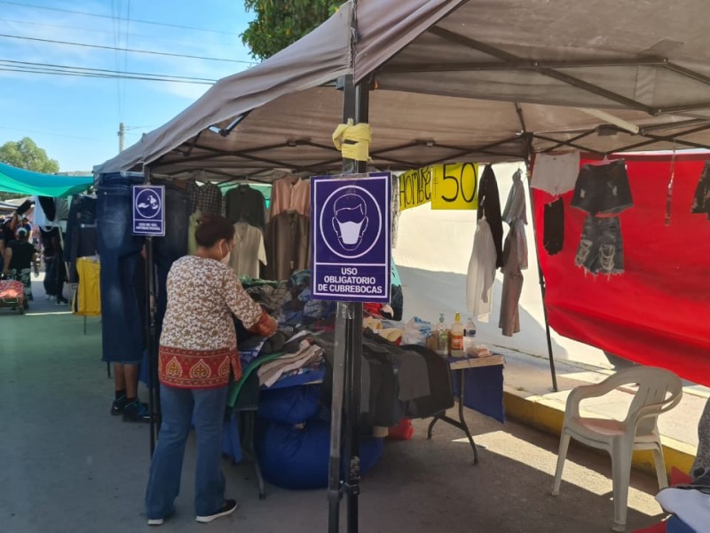 Medida sanitaria perjudica a  tianguis de Ciudad Nazas