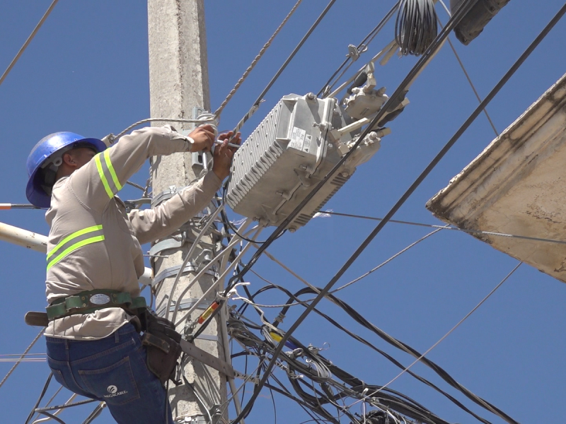 Mega resuelve fallas al sur de la ciudad.