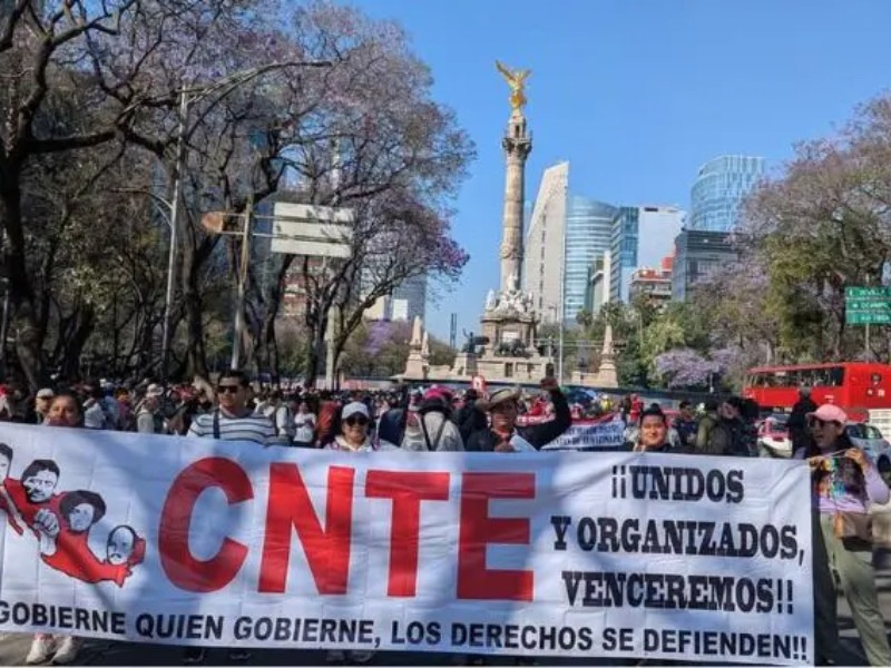 Megamarcha y paro nacional de la CNTE en CDMX