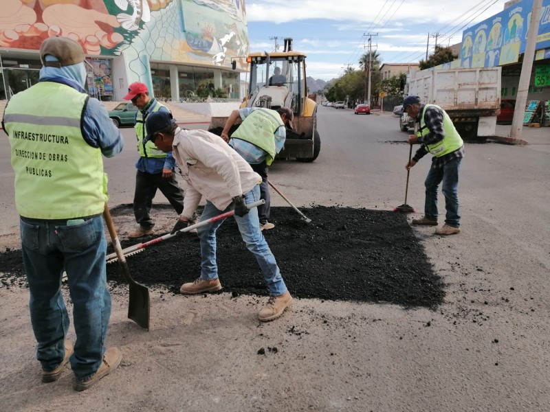 Mejora vialidades Infraestructura Urbana a través del programa de bacheo