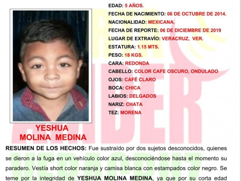 Menor de 5 años fue raptado en Torrentes