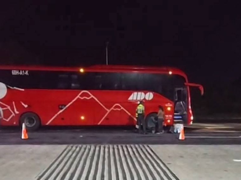 Menor fallece en autobús de ADO cuando viajaba a Veracruz