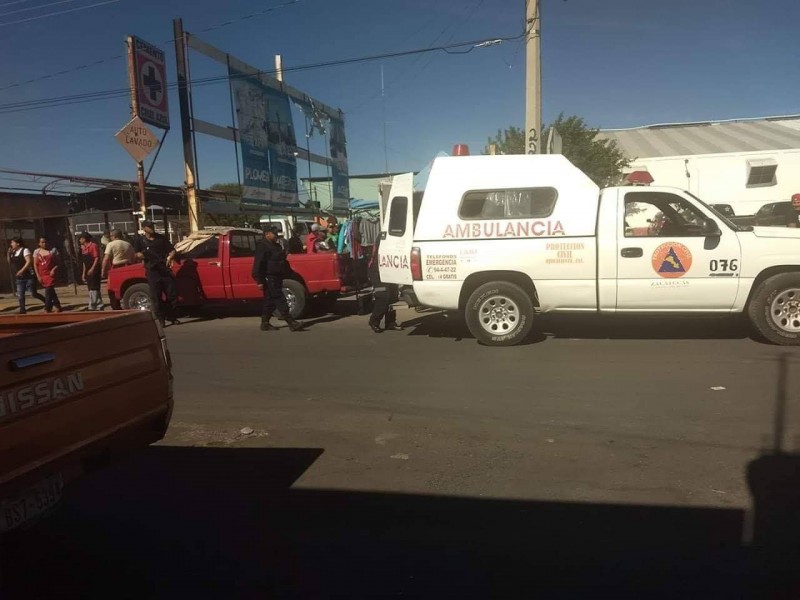 Menor recibe disparo en Ojocaliente