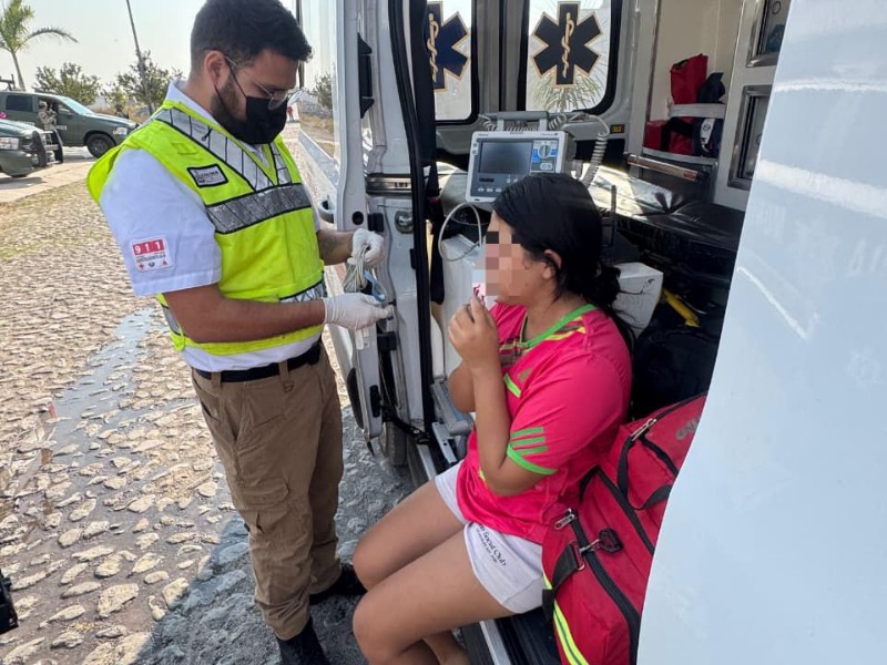 Menor resulta con crisis nerviosa tras incendio de vivienda