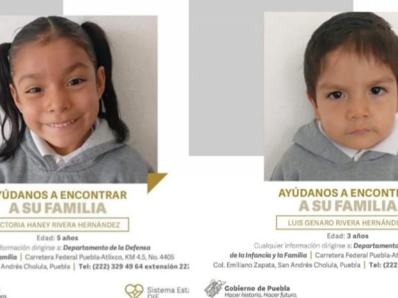 Menores fueron abandonados por su madre; buscan a familiares