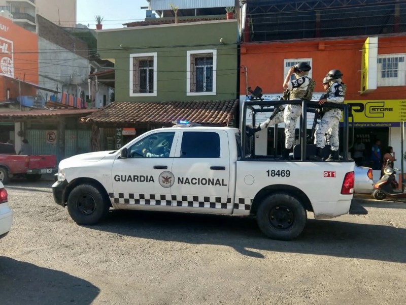 Menos de 50 efectivos de GN resguardan Zihuatanejo
