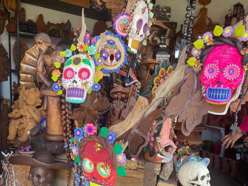 Mercado de artesanias de Metepec en abandono