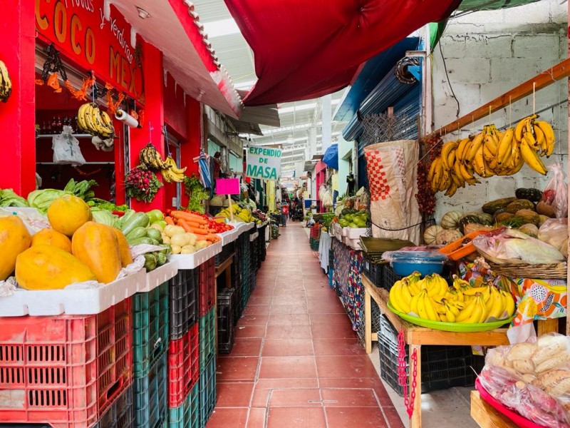 Mercado Héroes del 47, obra con pendientes