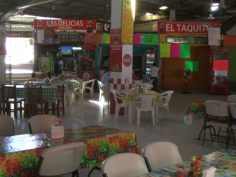 Mercado municipal de CSL, en el total abandono