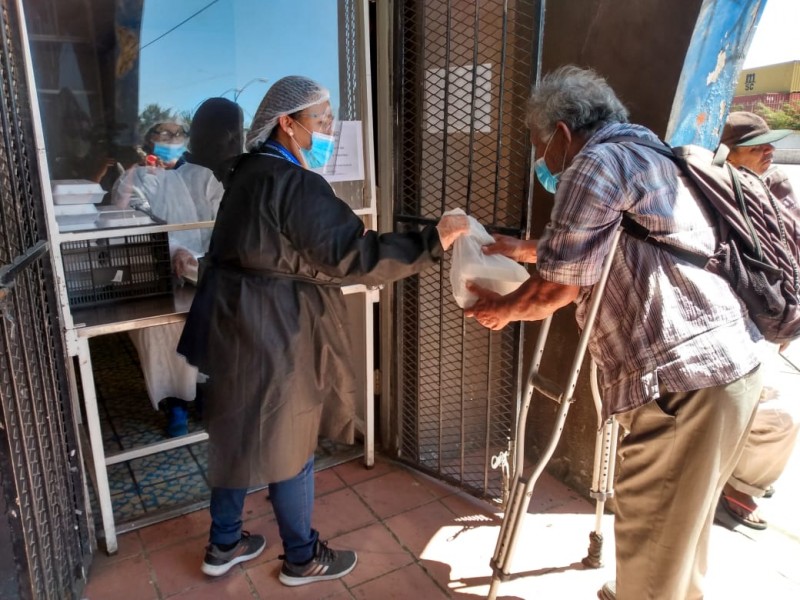 Mesón de Jesús se mantiene activo en apoyo alimenticio