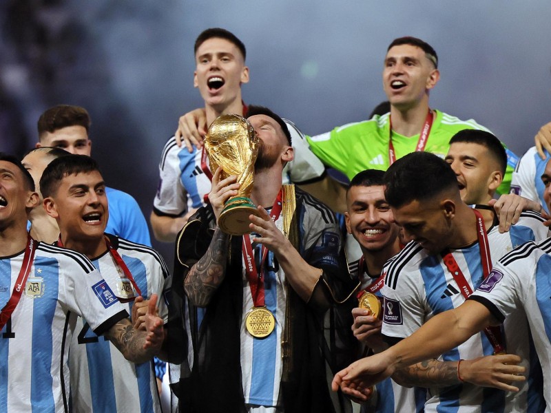 Messi cumple su gran sueño, ganar la Copa del Mundo