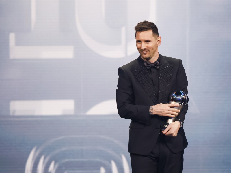 Messi fue galardonado con el premio 