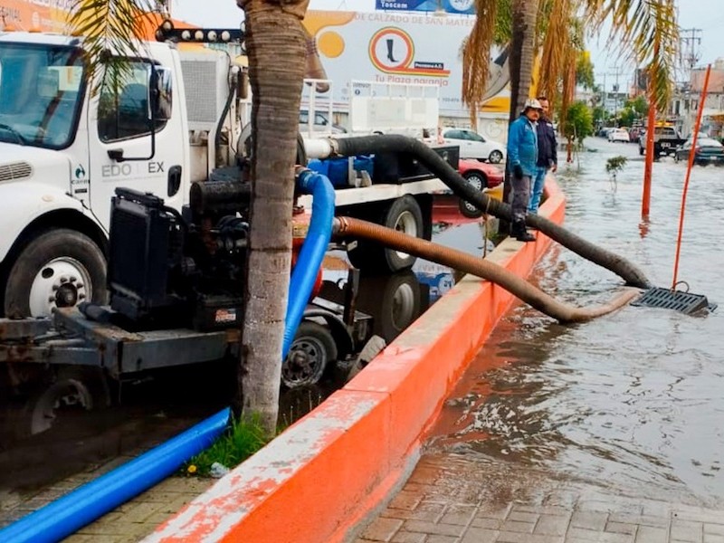 Metepec y San Mateo Atenco registraron inundaciones