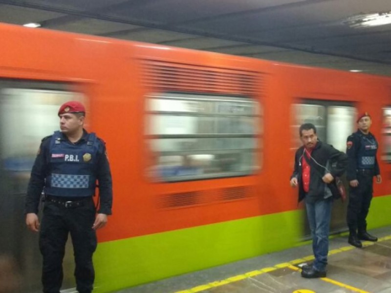 Metro activa marcha de seguridad por lluvia