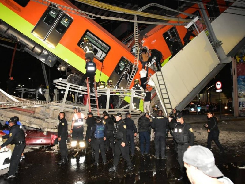 Metro: Colapso en Línea 12 fue por pandeo de vigas